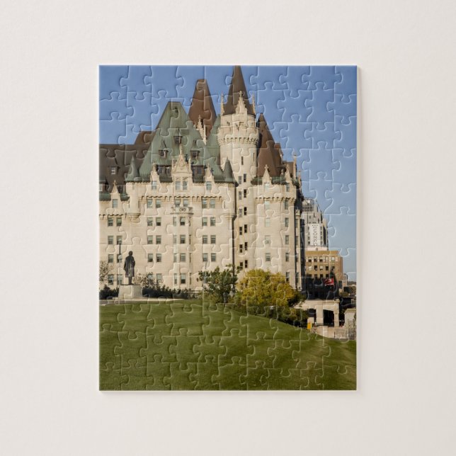 Chateau Laurier Hotel i Ottawa, Ontario, Kanada Pussel (Vertikal)