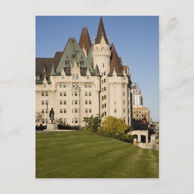 Chateau Laurier Hotel i Ottawa, Ontario, Kanada Vykort (Framsida)