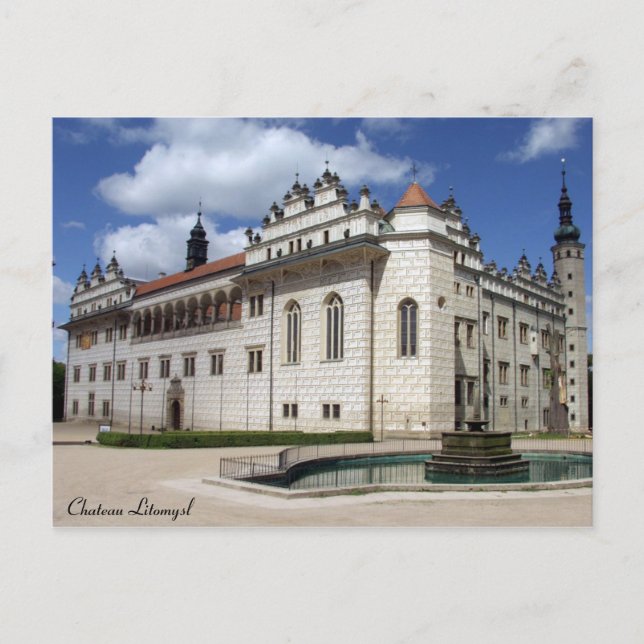 Chateau Litomysl vykort (Framsida)