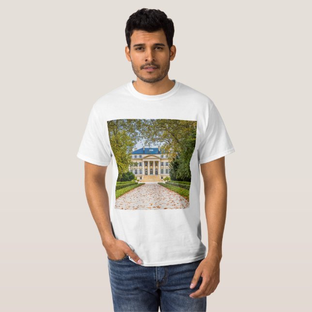 Chateau Margaux, Frankrike T Shirt (Hel framsida)