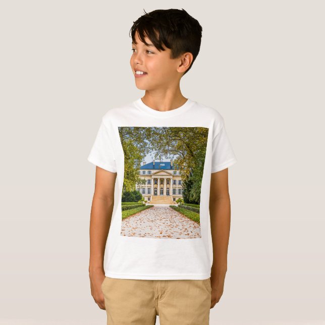 Chateau Margaux, Frankrike T Shirt (Hel framsida)