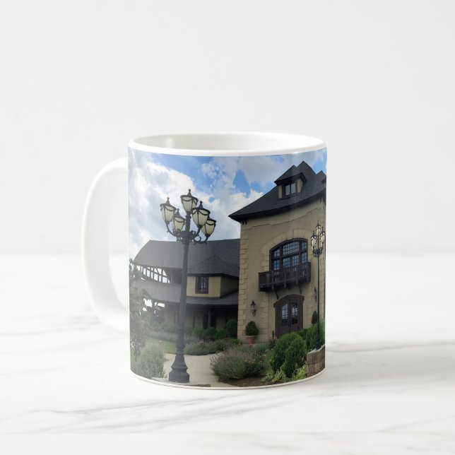 Chateau Morrisette Winery, Floyd, Virginia Kaffemugg (Framsida vänster)