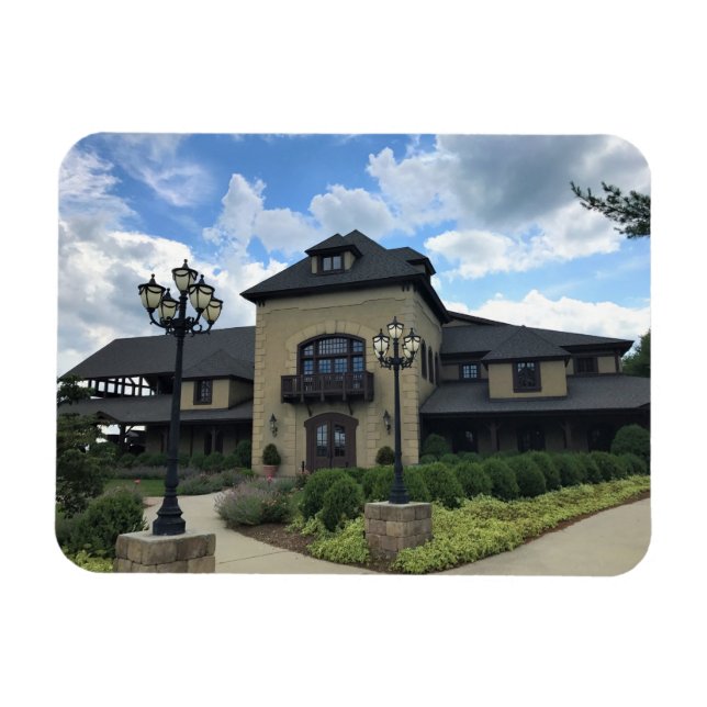 Chateau Morrisette Winery, Floyd, Virginia Magnet (Horisontell)