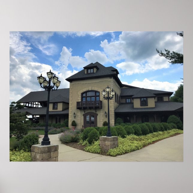 Chateau Morrisette Winery, Floyd, Virginia Poster (Framsidan)