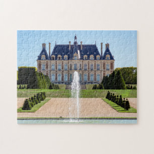 Chateau och parc de Sceaux under sommaren - Frankr Pussel