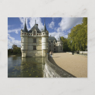 Chateau of Azay-le-Rideau, Indre-et-Loire, 3 Vykort