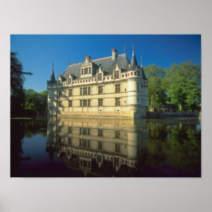 Chateau of Azay-le-Rideau, Indre-et-Loire Poster