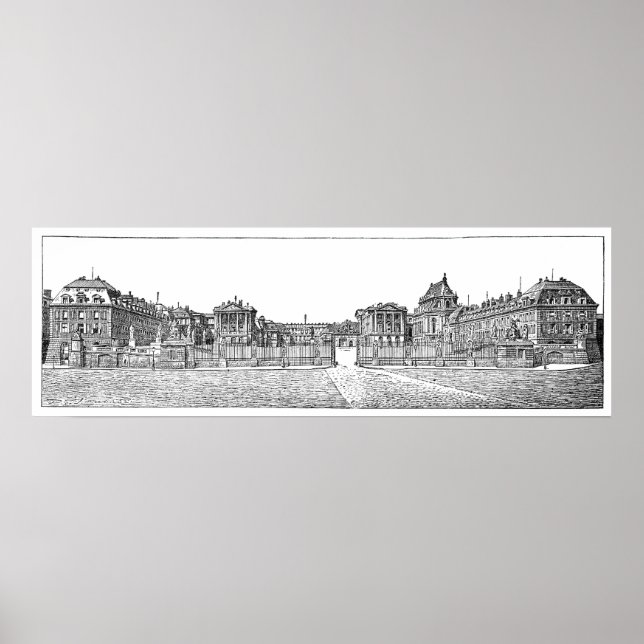 Chateau of Varsailles Poster (Framsidan)