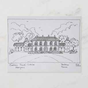 Chateau Prieure-Lichine, Margaux, Bordeaux Vykort