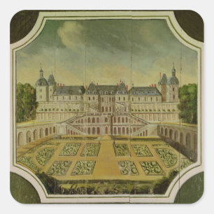 Chateau Saint-Germain-en-Laye Fyrkantigt Klistermärke