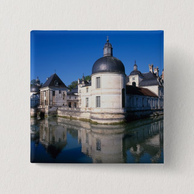 Chateau Tanlay, Tanlay, Burgund, Frankrike Knapp (Framsida)