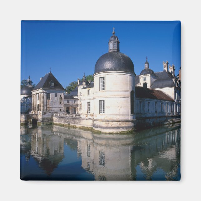 Chateau Tanlay, Tanlay, Burgund, Frankrike Magnet (Framsidan)