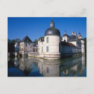 Chateau Tanlay, Tanlay, Burgund, Frankrike Vykort