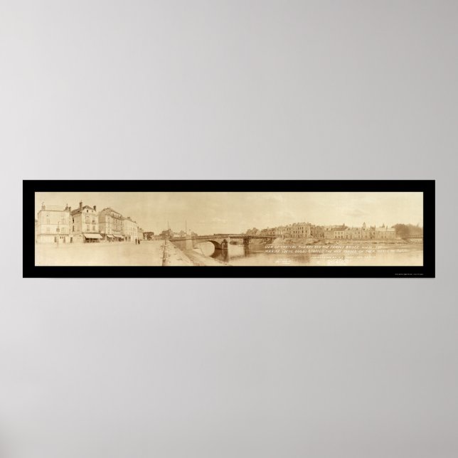 Chateau Thierry Marine Photo 1918 Poster (Framsidan)
