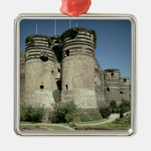 Chateaud'Angersna som avslutas 1238 Julgransprydnad Metall