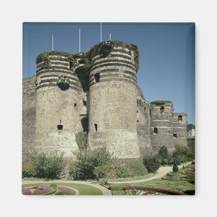Chateaud'Angersna som avslutas 1238 Magnet
