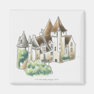 Chateaudes Milandes, frankrike Magnet