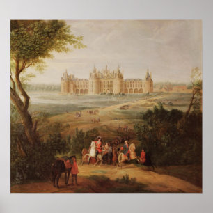 Chateauen de Chambord, 1722 Poster