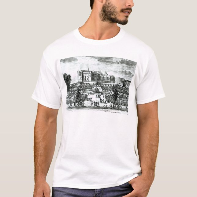 Chateauen de Chantilly och de designade Tee (Framsida)