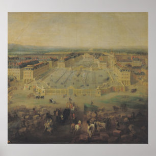 Chateauen de Versailles och stället Poster