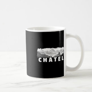 Châtel Frankrike Mountainbike Cykling Kaffemugg