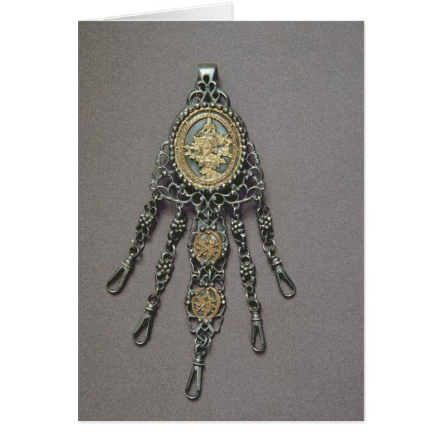 Chatelaine sent 18th århundrade hälsningskort (Framsidan)