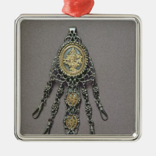 Chatelaine sent 18th århundrade julgransprydnad metall