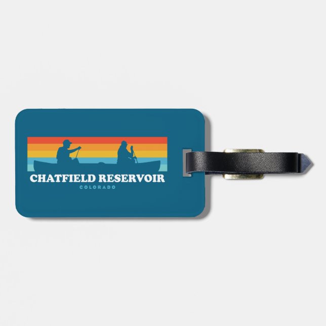 Chatfield Reservoir Colorado Canoe Bagagebricka (Baksida Vågrät)