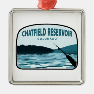 Chatfield Reservoir Colorado Fiskespö Julgransprydnad Metall