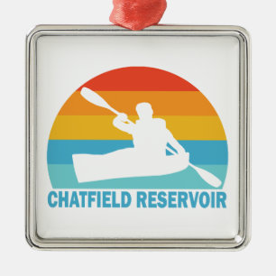 Chatfield Reservoir Colorado kajak Julgransprydnad Metall