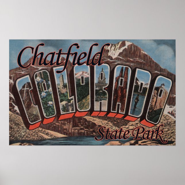 Chatfield State Park, Colorado Poster (Framsidan)