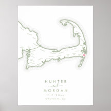 Chatham Bars Inn Bröllop Visdom Gästbok Poster