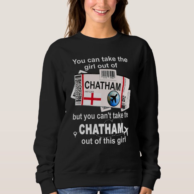 Chatham Boarding Pass Chatham Flicka Chatham T Shirt (Framsida)