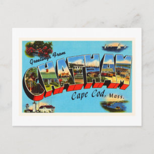 Chatham Cape Cod Massachusetts MORSA Travel Souven Vykort