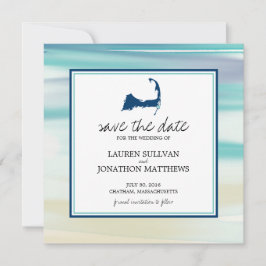 Chatham Cape Cod Ocean Watercolor Spara datumet