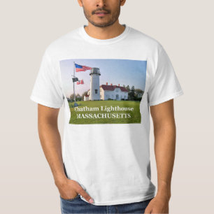 Chatham fyr, Massachusetts T-tröja T-shirt