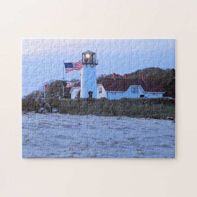 Chatham fyr, uddtorsk Massachusetts Pussel (Horisontell)