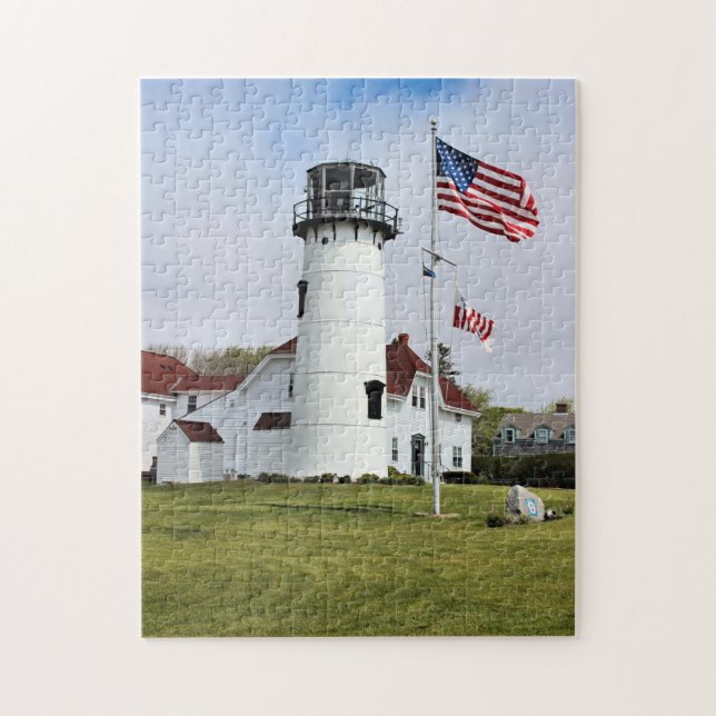 Chatham fyr, uddtorskMassachusetts pussel (Vertikal)
