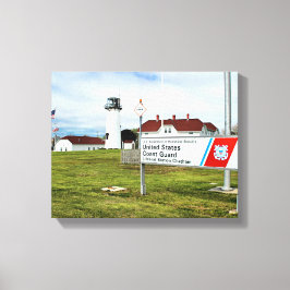 Chatham Lighthouse, Cape Cod, MORSA Wrapped Canvas