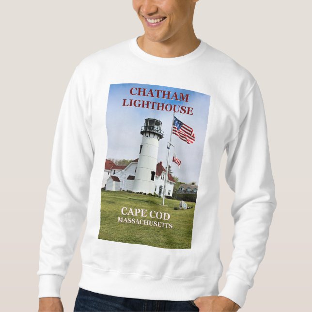 Chatham Lighthouse, Cape Cod Sweatshirt (Framsida)