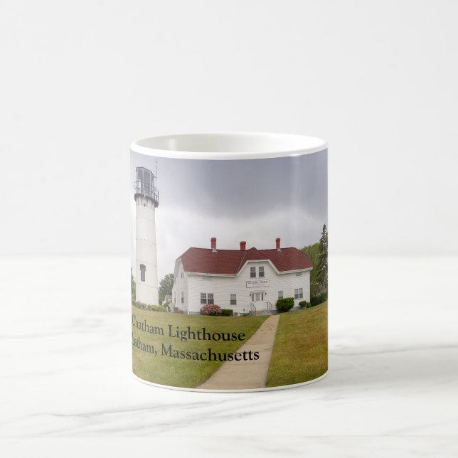 Chatham Lighthouse i Chatham Massachusetts Kaffemugg (Center)