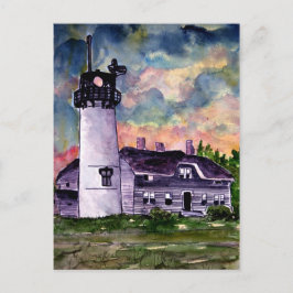 Chatham Lighthouse Marthas Vineyard-vykort Vykort