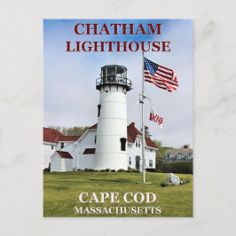 Chatham Lighthouse, Massachusetts Postcard Vykort