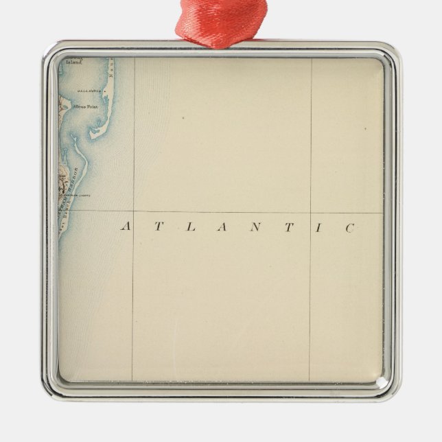 Chatham Massachusetts Julgransprydnad Metall (Framsidan)