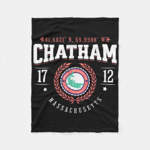 Chatham Morsa Cape Cod Souvenir Beach Shark Nautik Fleecefilt