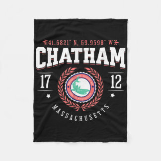 Chatham Morsa Cape Cod Souvenir Beach Shark Nautik Fleecefilt