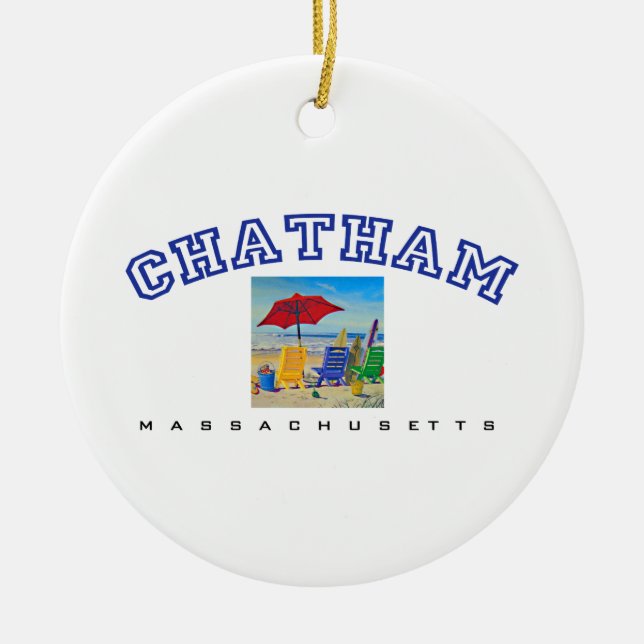 Chatham MORSOR - strand Julgransprydnad Keramik (Framsidan)