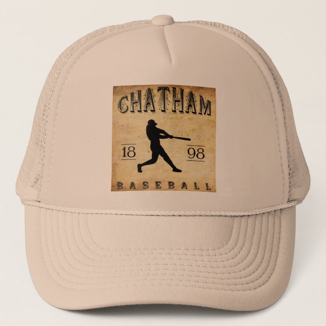 Chatham Ontario Kanada baseball 1898 Truckerkeps (Framsida)
