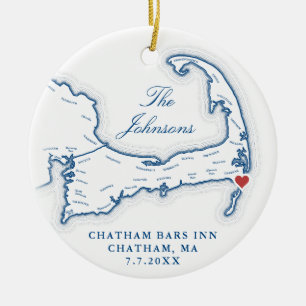 Chatham Pub Inn Bröllop Photo First jul Julgransprydnad Keramik