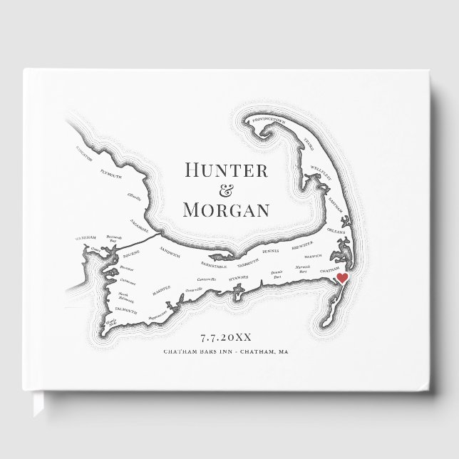 Chatham Pub Inn Cape Bröllop Gästböcker (Framsida)